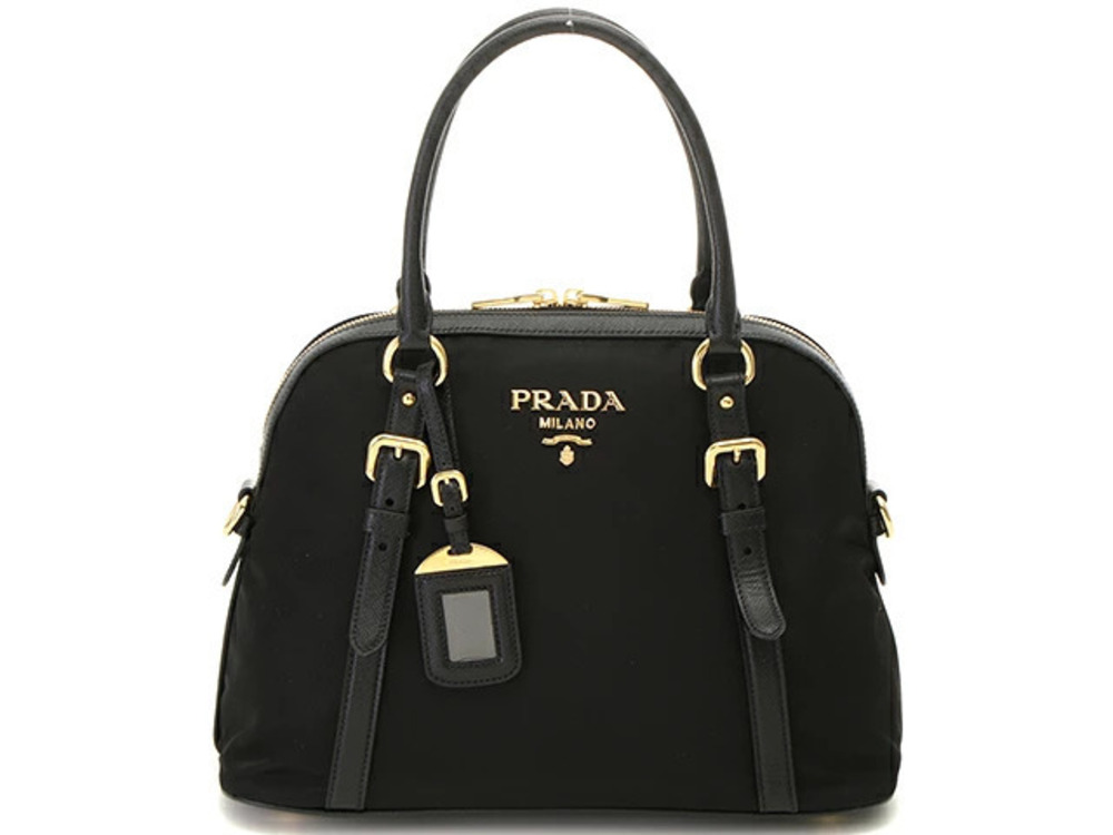 Prada bag black saffiano leather